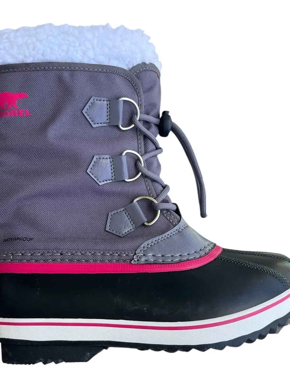 Sorel Yoot Pac Nylon Youth’s Snow Winter Boots Size 4